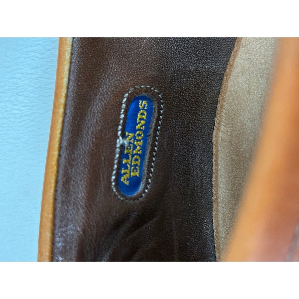 Allen Edmonds Newport Tassel Kiltie Loafers Women 11.5 Brown Leather USA - Picture 6 of 7